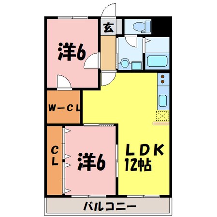 サンパルク（熊谷市別府）の物件間取画像